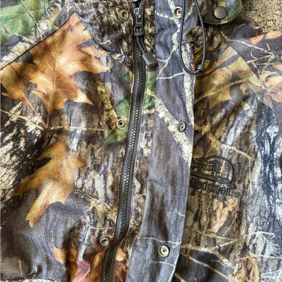Genuine Hodgman Mossy Oak Camo Hooded Hunting Jacket Leaf & Tree Print M - Picture 8 of 12